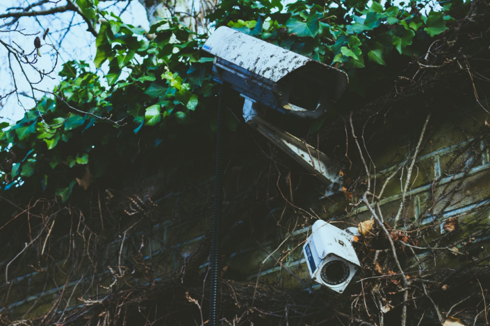 a camera installed outdoors